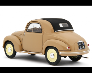 Fiat 500C Topolino 1949 Beige Laudoracing 1:18 Resinemodell (Türen, Motorhaube... nicht zu öffnen!)